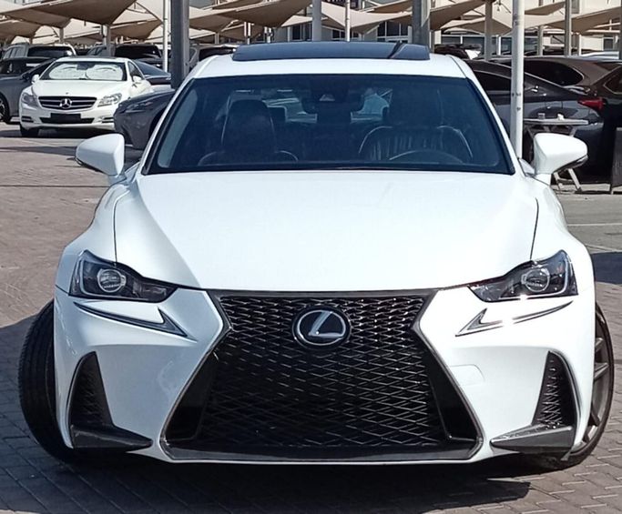 Used Lexus IS 350 III Facelift, 3.5 l, 2017 in Sharjah by Mohammad Al Hamadani Used Cars, White color. American Specs | AUTO.AE
