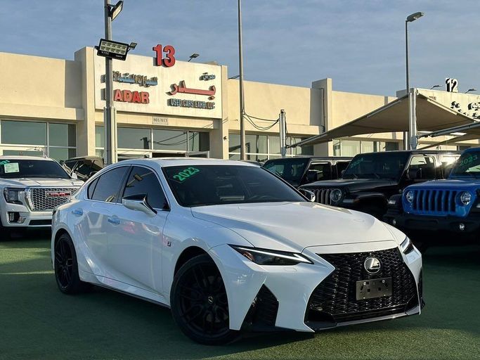 Used Lexus IS 350 III Facelift 2, 3.5 l, 2023 in Sharjah by Badar Used Cars, White color.  | AUTO.AE