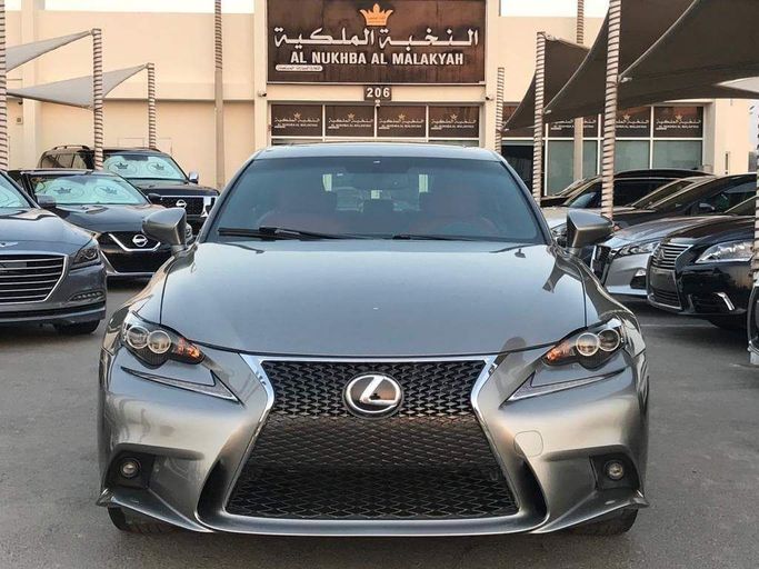 Used Lexus IS 250 III, 2.5 l, 2015 in Sharjah by Al Nukhba Al Malakyah Used Cars, Grey color. American Specs | AUTO.AE