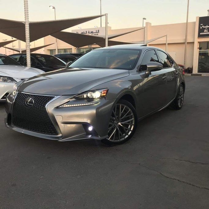 Used Lexus IS 300 III Facelift, 2.0 l, 2016 in Sharjah by Al Nukhba Al Malakyah Used Cars, Grey color. American Specs | AUTO.AE