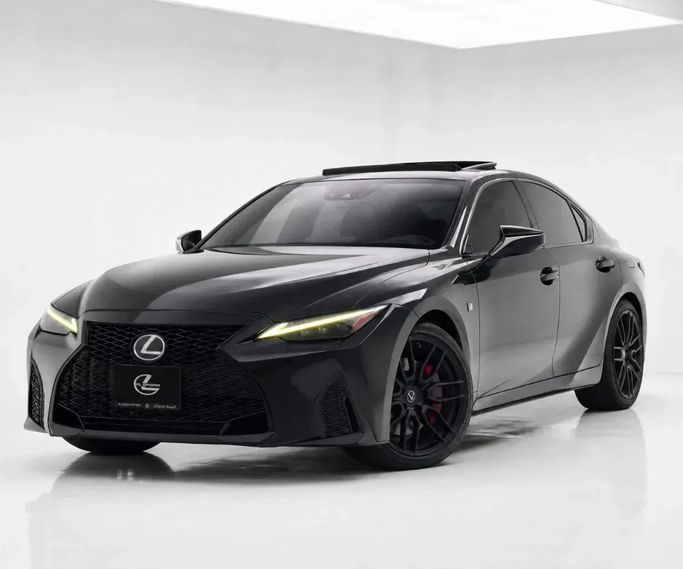 Used ⁦Lexus IS 350 III Facelift 2, 3.5 l, 2021⁩ in UAE, Sharjah by Al Basma Motors, Black color. American Specs | AUTO.AE | Listing #286765