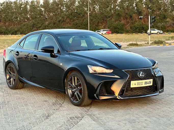 Used ⁦Lexus IS 300 III Facelift, 3.5 l, 2019⁩ in UAE, Sharjah by Al Ahd Used Cars, Black color. American Specs | AUTO.AE | Listing #290410