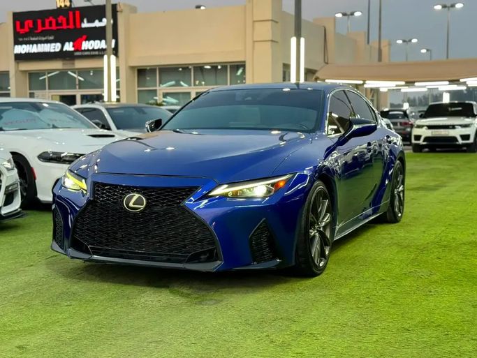 Used Lexus IS 350 III Facelift 2, 3.5 l, 2022 in UAE, Sharjah by Rebou Alfakhama, Blue color. American Specs | AUTO.AE | Listing #295800 — photo 3 of 17