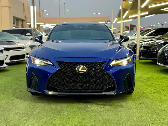 Used Lexus IS 350 III Facelift 2, 3.5 l, 2022 in UAE, Sharjah by Rebou Alfakhama, Blue color. American Specs | AUTO.AE | Listing #295800 — photo 6 of 17