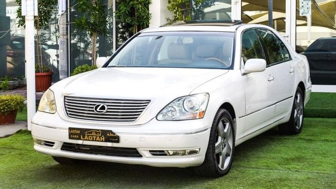 Used Lexus LS 430 III Facelift, 4.3 l, 2006 in Sharjah by Laqtah Used Cars, White color. American Specs | AUTO.AE