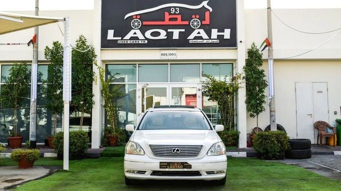 Used Lexus LS 430 III Facelift, 4.3 l, 2006 in Sharjah by Laqtah Used Cars, White color. American Specs | AUTO.AE