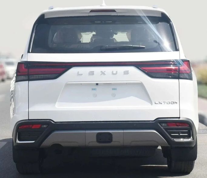 New Lexus LX 700h IV, 3.4 l, 2025 in Sharjah by Nour Alnukhba Motors, White color. GCC Specs | AUTO.AE