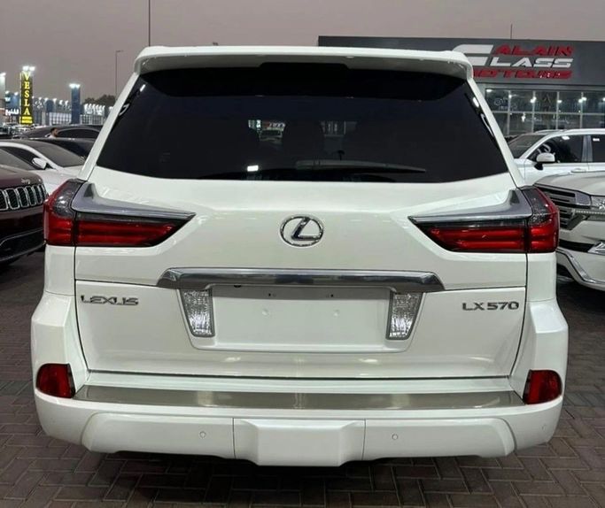 Used Lexus LX 570 III Facelift 2, 5.7 l, 2016 in Sharjah by Titanium Used Cars, White color. GCC Specs | AUTO.AE