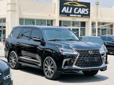 Used Lexus LX 570 III Facelift 2, 5.7 l, 2021 in Sharjah by Ali Used Cars, Black color. GCC Specs | AUTO.AE