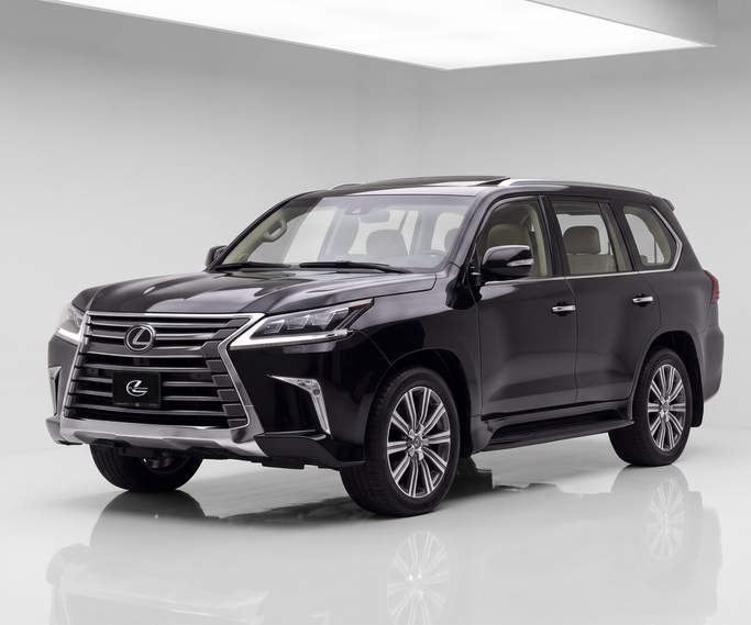 Подержанный Lexus LX 570 III Рестайлинг 2, 5.7 л, 2016 в Шардже от Al Basma Motors Черный цвет. GCC | AUTO.AE | Объявление #272055