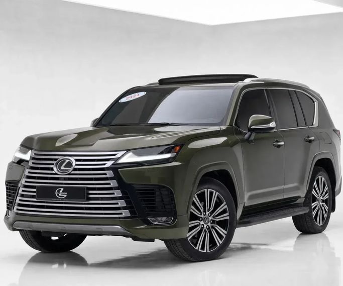 Подержанный ⁦Lexus LX 600 IV, 3.4 л, 2023⁩ в ОАЭ, Шарджа от Al Basma Motors Зеленый цвет. GCC | AUTO.AE | Объявление #286784