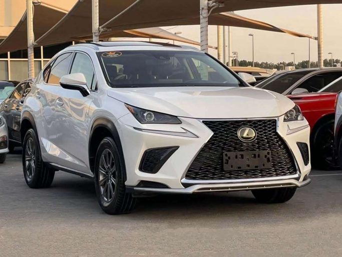 Used Lexus NX 300 I Facelift, 2.0 l, 2019 in Sharjah by Al Nukhba Al Malakyah Used Cars, White color. American Specs | AUTO.AE