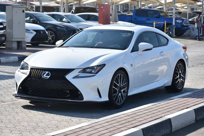 Used Lexus RC 350 I, 3.5 l, 2015 in Sharjah by Alfaris Used Cars, White color. Other | AUTO.AE