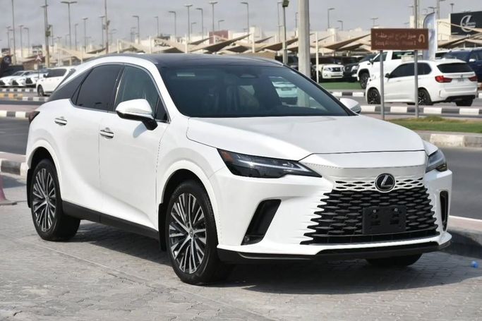 Used Lexus RX 350 V, 2.4 l, 2024 in Sharjah by Alfaris Used Cars, White color.  | AUTO.AE