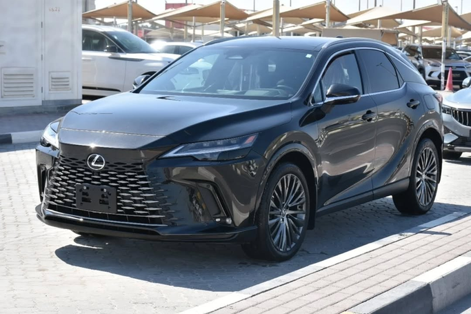 Used Lexus RX 350 V, 2.4 l, 2023 in Sharjah by Alfaris Used Cars, Black color. Other | AUTO.AE