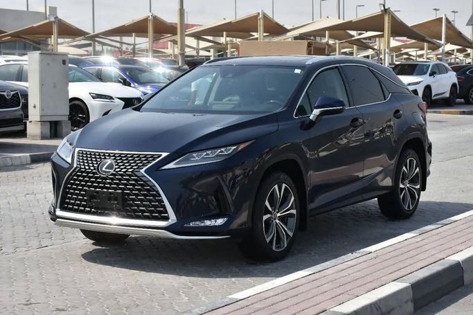 Used Lexus RX 350 IV Facelift, 3.5 l, 2021 in Sharjah by Alfaris Used Cars, Blue color. Other | AUTO.AE