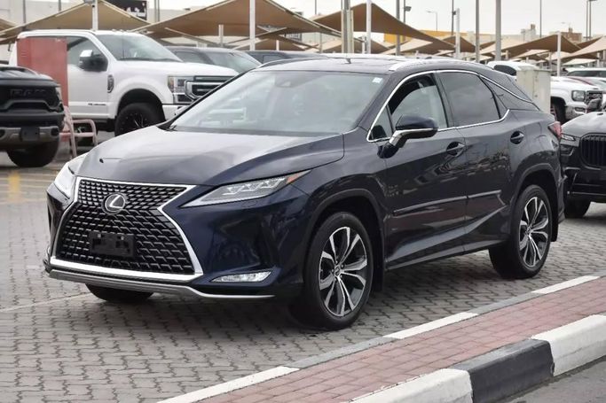 Used Lexus RX 350 IV Facelift, 3.5 l, 2022 in Sharjah by Alfaris Used Cars, Blue color. Other | AUTO.AE