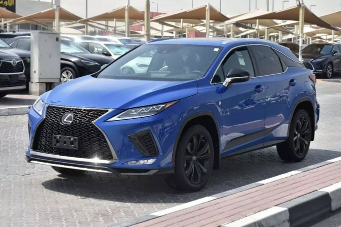 Used Lexus RX 350 IV Facelift, 3.5 l, 2021 in Sharjah by Alfaris Used Cars, Blue color. Other | AUTO.AE