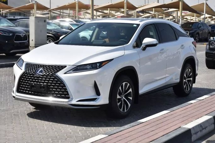 Used Lexus RX 450h IV Facelift, 3.5 l, 2022 in Sharjah by Alfaris Used Cars, White color. Other | AUTO.AE