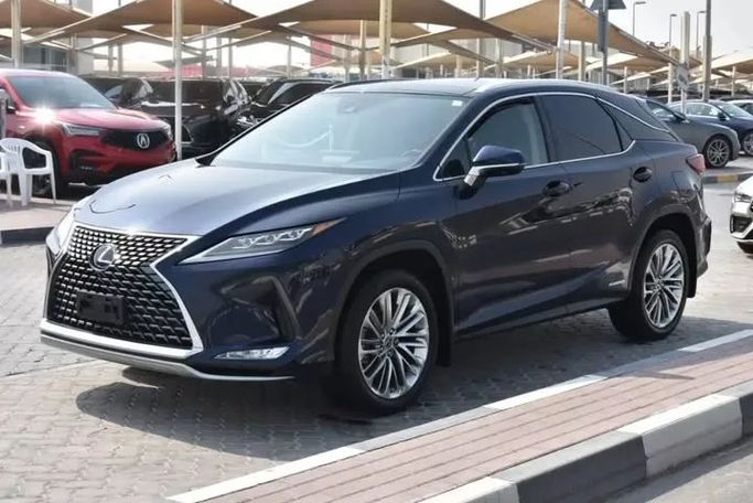 Used Lexus RX 450h IV Facelift, 3.5 l, 2020 in Sharjah by Alfaris Used Cars, Blue color. Other | AUTO.AE