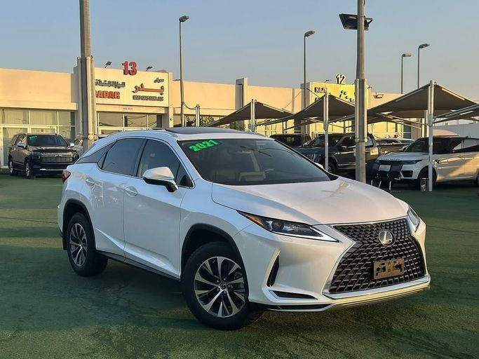 Used Lexus RX 350 IV Facelift, 3.5 l, 2021 in Sharjah by Badar Used Cars, White color.  | AUTO.AE