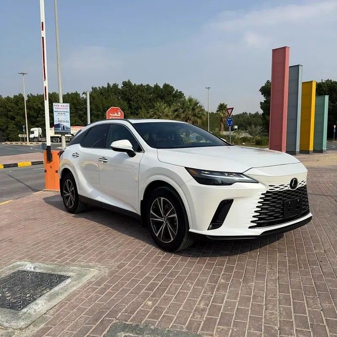 Used Lexus RX 350h V, 2.5 l, 2025 in Sharjah by Golden Desert Used Car, White color. Other | AUTO.AE