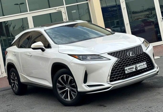 Used Lexus RX 350 IV Facelift, 3.5 l, 2022 in Sharjah by Al Faras al Thahabi Used Cars, White color.  | AUTO.AE