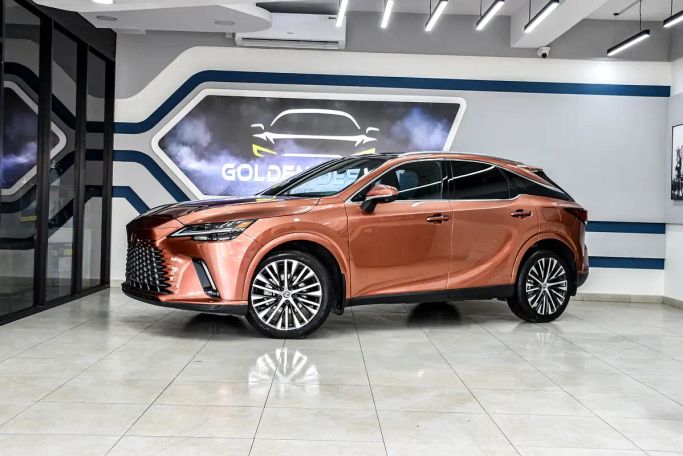 Used Lexus RX 350 V, 2.4 l, 2024 in Sharjah by Golden Desert Used Car, Bronze color.  | AUTO.AE | Listing #263166
