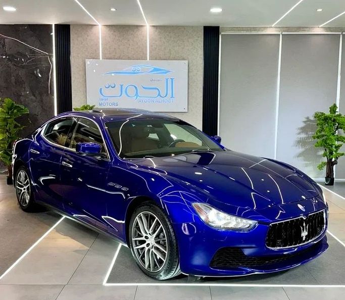 Подержанный Maserati Ghibli III, 3.0 л, 2015 в Шардже от Ayoon Alhoot Motors Синий цвет. GCC | AUTO.AE