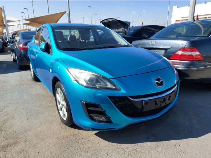 Used Mazda 3 II (BL) Facelift, 2.0 l, 2012 in Sharjah by Al Qanaah Used Cars, Blue color. GCC Specs | AUTO.AE