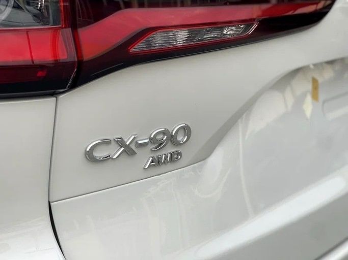 New Mazda CX-90, 3.3 l, 2025 in Sharjah by Darb Al Saada Used cars, White color. GCC Specs | AUTO.AE