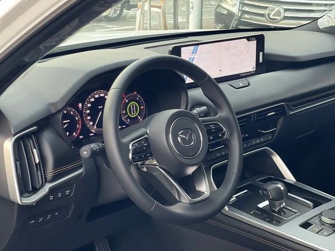 New Mazda CX-90, 3.3 l, 2025 in Sharjah by Darb Al Saada Used cars, White color. GCC Specs | AUTO.AE
