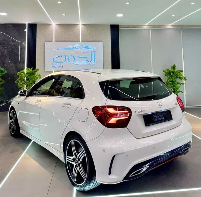 Used Mercedes-Benz A-Class AMG 45 AMG II (W177), 2.0 l, 2019 in Sharjah by Ayoon Alhoot Motors, White color. GCC Specs | AUTO.AE