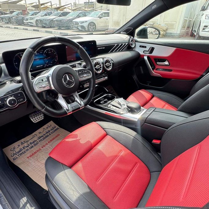 Used Mercedes-Benz A-Class AMG 35 AMG II (W177), 2.0 l, 2021 in Sharjah by Alfaris Used Cars, White color. Other | AUTO.AE