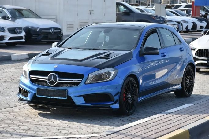 Подержанный Mercedes-Benz A-Class AMG 45 AMG I (W176), 2.0 л, 2015 в Шардже от Alfaris Used Cars Синий цвет. Other | AUTO.AE