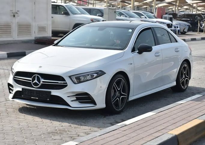 Used Mercedes-Benz A-Class AMG 35 AMG II (W177), 2.0 l, 2021 in Sharjah by Alfaris Used Cars, White color. Other | AUTO.AE