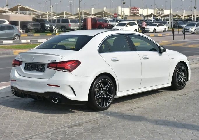Used Mercedes-Benz A-Class AMG 35 AMG II (W177), 2.0 l, 2021 in Sharjah by Alfaris Used Cars, White color. Other | AUTO.AE