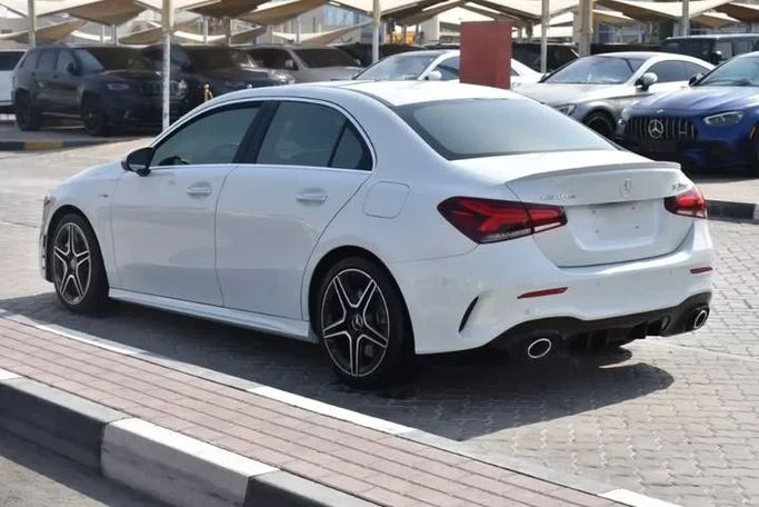 Used Mercedes-Benz A-Class AMG 35 AMG II (W177), 2.0 l, 2021 in Sharjah by Alfaris Used Cars, White color. Other | AUTO.AE