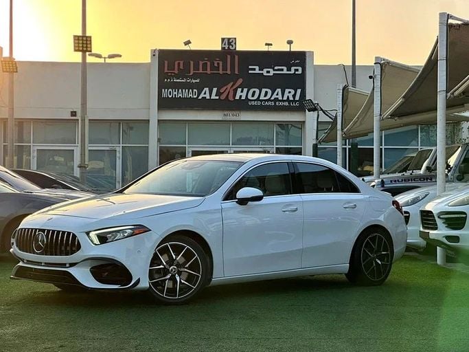 Used Mercedes-Benz A-Class 220 IV (W177), 2.0 l, 2019 in Sharjah by Ahmad alkhodari Motors, White color. American Specs | AUTO.AE