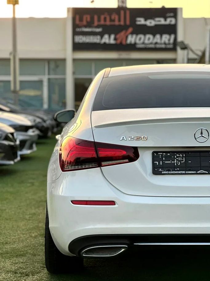 Used Mercedes-Benz A-Class 220 IV (W177), 2.0 l, 2019 in Sharjah by Ahmad alkhodari Motors, White color. American Specs | AUTO.AE