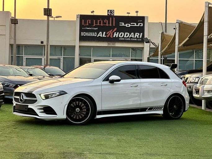 Used Mercedes-Benz A-Class 250 IV (W177), 2.0 l, 2019 in Sharjah by Ahmad alkhodari Motors, White color. GCC Specs | AUTO.AE