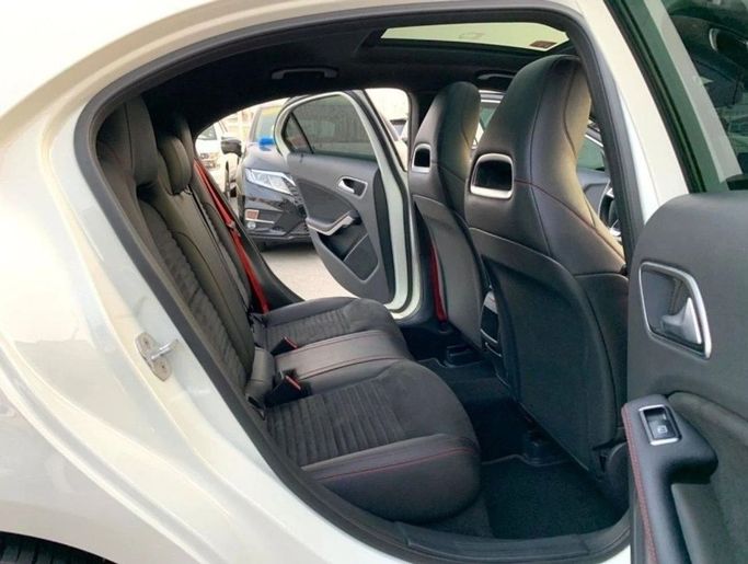 Used Mercedes-Benz A-Class 250 III (W176) Facelift, 2.0 l, 2017 in Sharjah by Titanium Used Cars, White color. GCC Specs | AUTO.AE