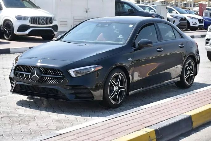 Used Mercedes-Benz A-Class 220 IV (W177), 2.0 l, 2019 in Sharjah by Alfaris Used Cars, Black color. Other | AUTO.AE