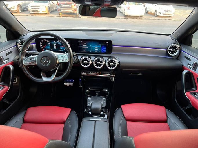 Used Mercedes-Benz A-Class 220 IV (W177), 2.0 l, 2021 in Sharjah by Ali Used Cars, Silver color. American Specs | AUTO.AE