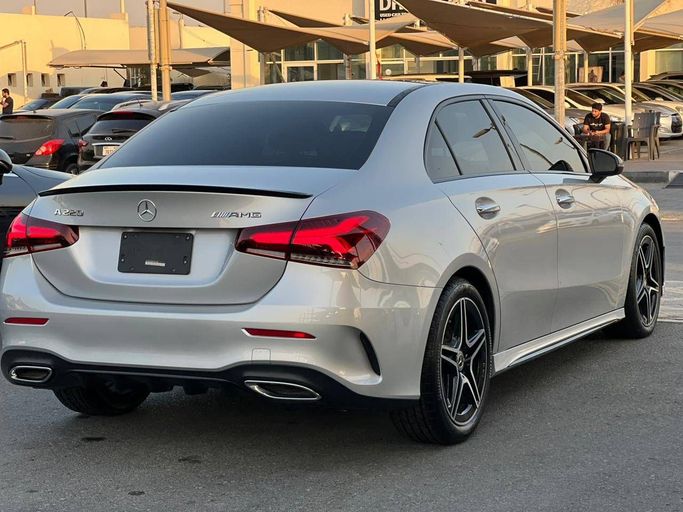 Used Mercedes-Benz A-Class 220 IV (W177), 2.0 l, 2021 in Sharjah by Ali Used Cars, Silver color. American Specs | AUTO.AE