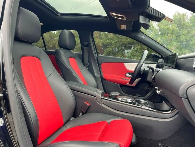 Used Mercedes-Benz A-Class 220 IV (W177), 2.0 l, 2020 in Sharjah by Rebou Alfakhama, Black color. American Specs | AUTO.AE