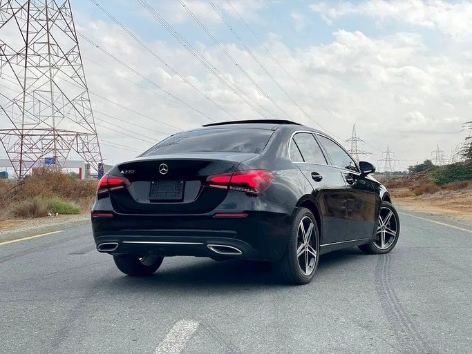 Used Mercedes-Benz A-Class 220 IV (W177), 2.0 l, 2020 in Sharjah by Rebou Alfakhama, Black color. American Specs | AUTO.AE