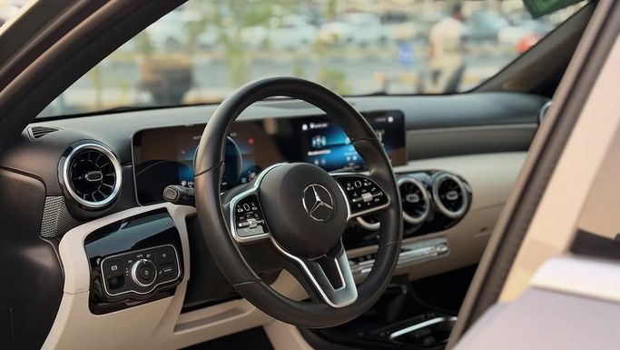 Used Mercedes-Benz A-Class 200 IV (W177), 1.3 l, 2019 in Sharjah by Badar Used Cars, Silver color.  | AUTO.AE