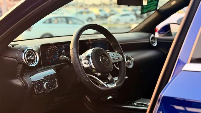 Used Mercedes-Benz A-Class 200 IV (W177), 1.3 l, 2020 in Sharjah by Badar Used Cars, Navy Blue color.  | AUTO.AE