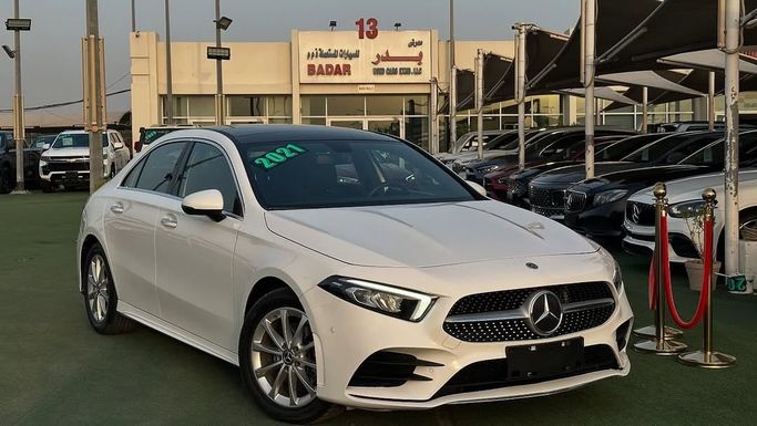 Used Mercedes-Benz A-Class 200 IV (W177), 1.3 l, 2021 in Sharjah by Badar Used Cars, White color.  | AUTO.AE